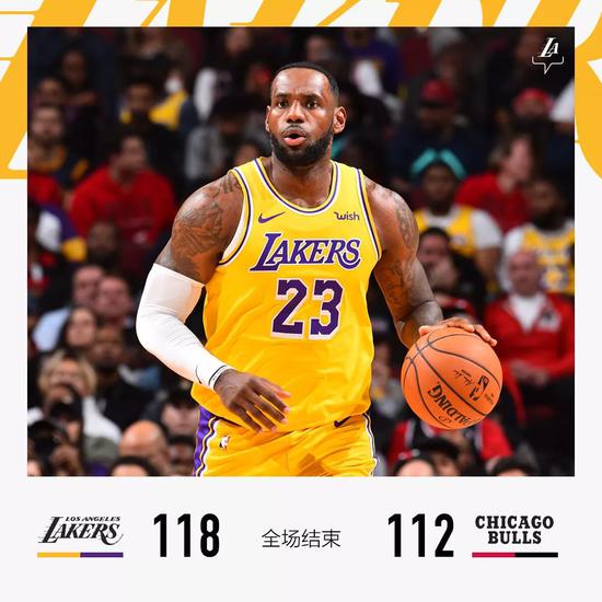  詹姆斯轰三双助湖人逆转，西部排名强势攀升